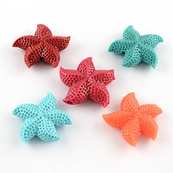 Dyed Synthetical Coral Beads