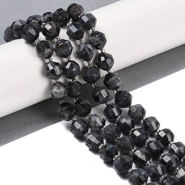 Natural Larvikite Beads Strands