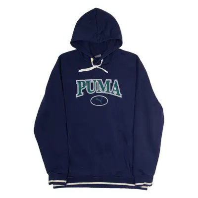 PUMA Mens Blue Hoodie L