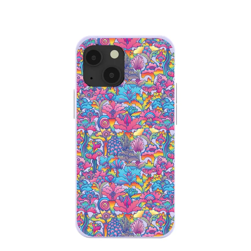 Lavender Wonderland iPhone 13 Mini Case
