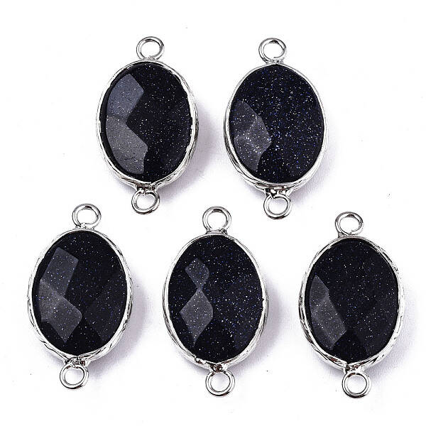 Synthetic Blue Goldstone Links/Connectors