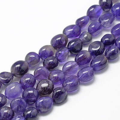 Natural Amethyst Beads Strands