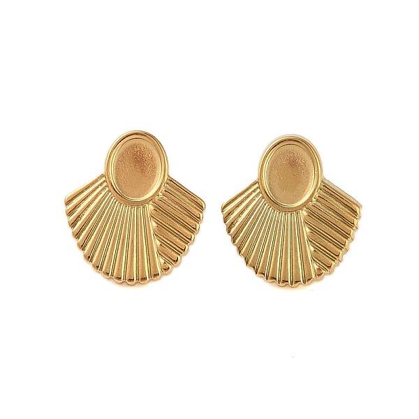 Ion Plating(IP) 304 Stainless Steel Earrings