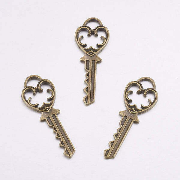 Alloy Key Pendants