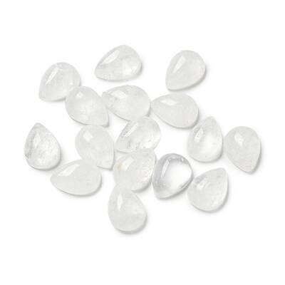 Natural Quartz Crystal Cabochons