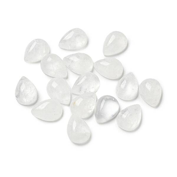 Natural Quartz Crystal Cabochons