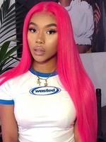 28 Inch Long Straight Lace Front Wigs for Women, Gorgeous Fluffy Wigs without Bangs, Synthetic Material for Party, Daily Use,...