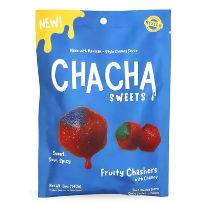 Fruity Chamoy Gushers (CHASHERS) Bigs, Viral Gummy Mexican Candy & Snacks, Sweet Sour & Spicy Nostalgic Juicy Chewy Candy