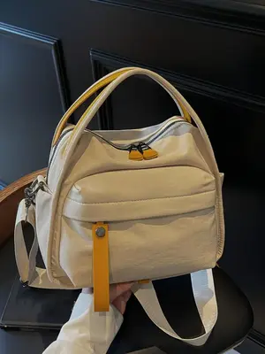 Women's Lightweight Casual Bag, Cute Handbag, Fashion Shoulder Crossbody Bag, Suitable for Daily Office School Use
