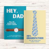 LARKINROAD - Hey Dad and Grandfather! Tell Me Something I Don't Know - 2 Book Bundle Father's Day Gift Modern