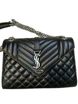 Pre-owned YSL leather Shoulder Bags Envelope Bag