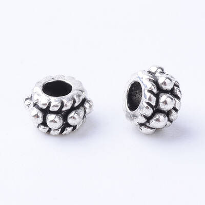 Tibetan Style Alloy Spacer Beads