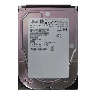 CA06778-B200 Fujitsu 147GB 3Gb/s SAS 15000 3.5-inch 16MB Hard Drive