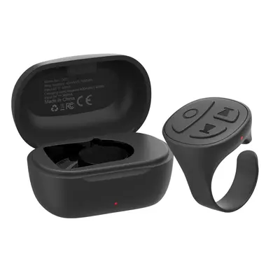 Remote Control Ring, Multifunctional Smart Page Turning Ring, Rechargeable Phone Camera Remote Control (Not for Kindle Devi...