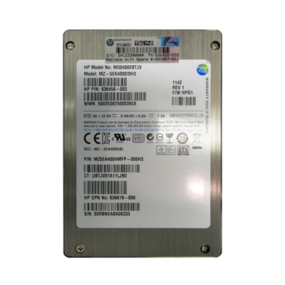 653967-001 HP 400GB Multi-Level Cell SAS 3Gb/s Mainstream 2.5-Inch Enterprise Solid State Drive for ProLiant Servers