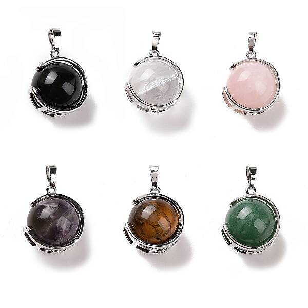 Natural Mixed Stone Pendants