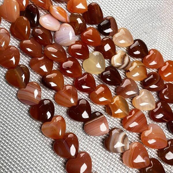 Natural Red Agate Beads Strands