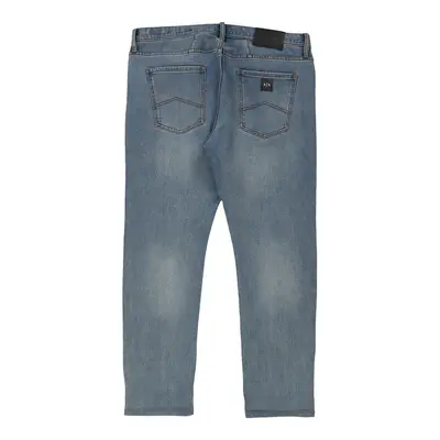Armani Exchange Slim Jeans - 39W 31L Blue Cotton