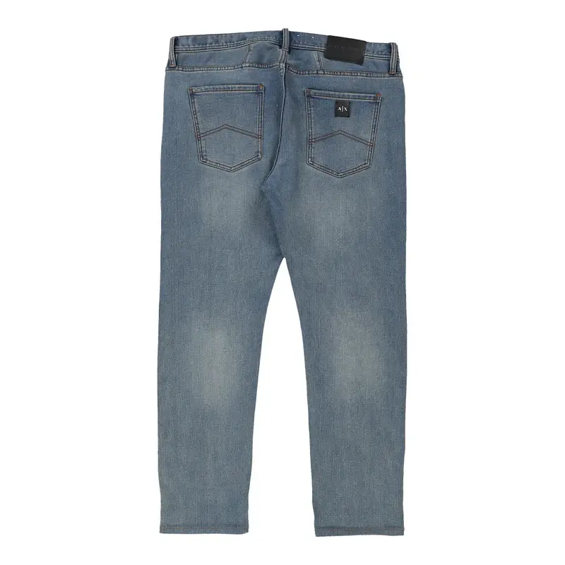 Armani Exchange Slim Jeans - 39W 31L Blue Cotton