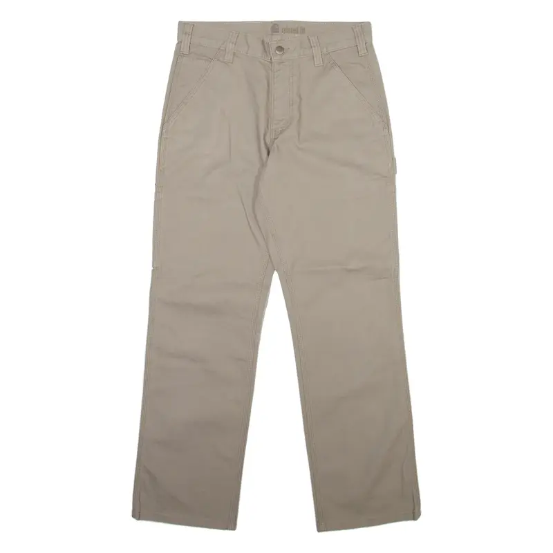 CARHARTT Carpenter Workwear Mens Trousers Grey Relaxed Straight W30 L30