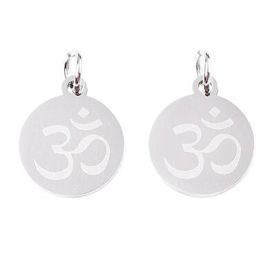 Non-Tarnish Chakra 201 Stainless Steel Charms