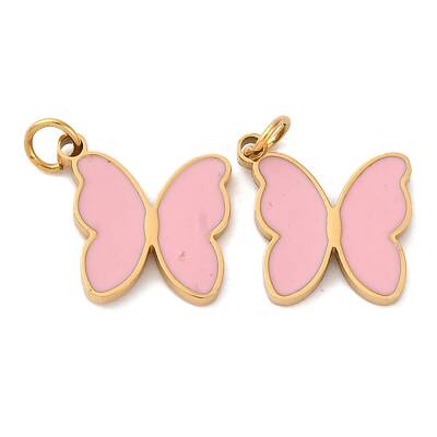 304 Stainless Steel Enamel Pendants