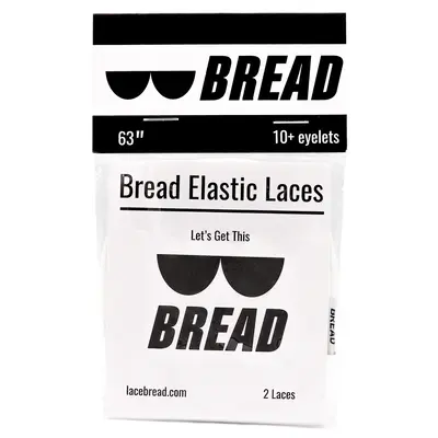 XTRA STRETCH BREAD ELASTIC LACES - Comfort, Style, Convenience: Tie Once, Slip On – Stretch Shoelaces That Look Real for Sn...