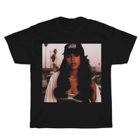 Vintage Aaliyah Graphic Unisex Shirt, Bootleg Rap Design Shirt, 90'S Clothing, Rap Gift for Him Her Crewneck Streetwear Mensw...