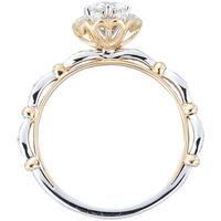 #03 (Rose) 925 Sterling Silver Synthetic Moissanite Ring