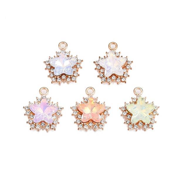 Alloy Glass Pendants