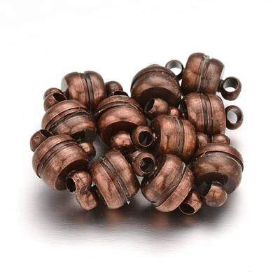 Brass Magnetic Clasps with Loops