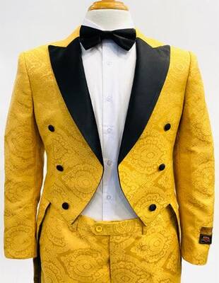 Tailcoat suit - Tail suit TAILCOAT Gold/Blk
