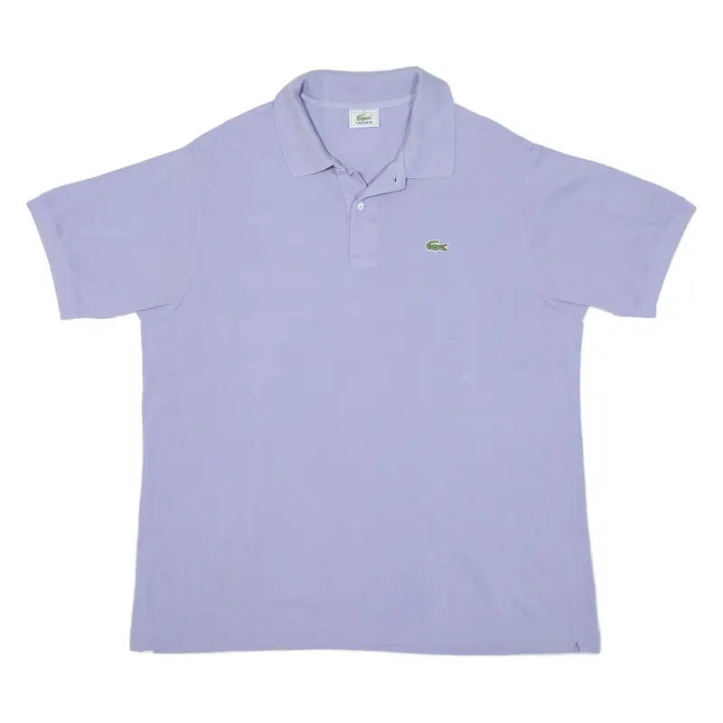 LACOSTE Mens Polo Shirt Purple XL