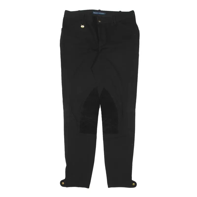 RALPH LAUREN Trousers Black Slim Tapered Womens W28 L27