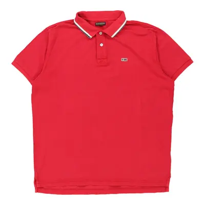 Napapijri Polo Shirt - 2XL Red Cotton