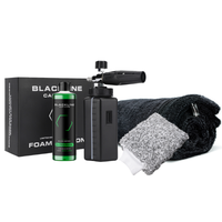 BLACKLINE WASH KIT – Foam Cannon, Twisted Loop Drying Towel, Wash Mitt & Ultra Foam Soap for a Professional-Quality Car Was...