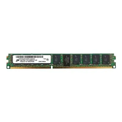 Micron MT18JDF51272PZ-1G4D1AD | 4GB DDR3-1333MHz PC3-10600 ECC Registered VLP RDIMM CL9 1Rx4 1.5V 240-Pin Memory Module