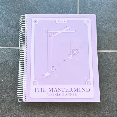 2025 Weekly Mastermind Planner, 8.5 x 11
