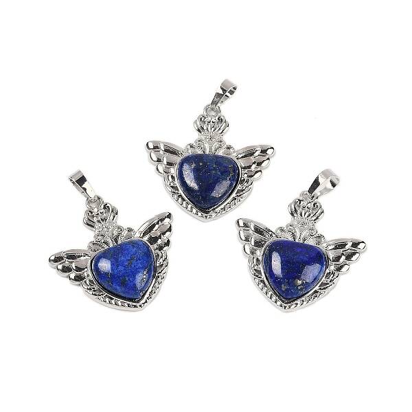 Dyed Natural Lapis Lazuli Pendants