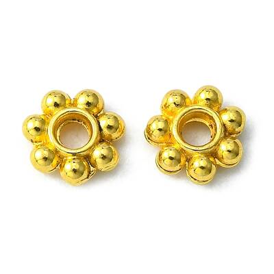 Tibetan Style Daisy Spacer Beads