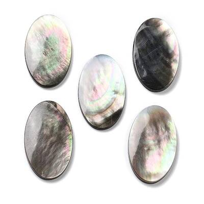 Natural Black Lip Shell Cabochons