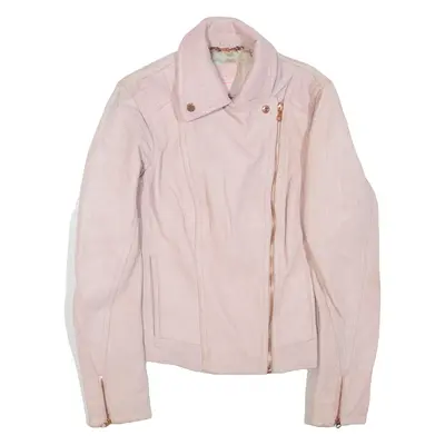 TED BAKER Womens Jacket Pink Leather S