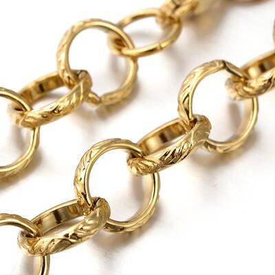 304 Stainless Steel Rolo Chains Necklaces