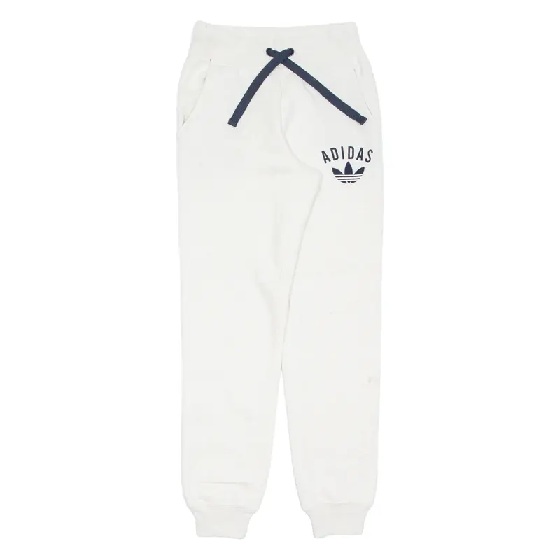 ADIDAS Womens Joggers Beige Tapered UK 6 W25 L30