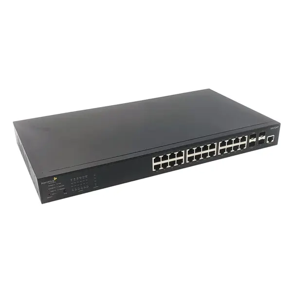 Extreme Networks AH-SR2324P | 24 x Ports 1GE + 4 x Ports 10GbE SFP+ Layer 3 Managed Gigabit Ethernet Network Switch