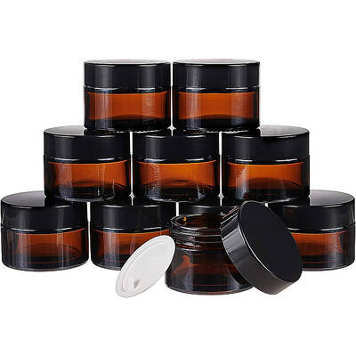Portable Glass Cosmetics Cream Jar