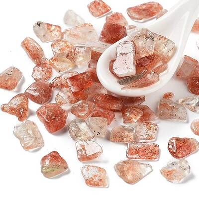 Natural Sunstone Chips Beads