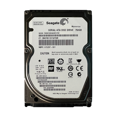 615297-001 HP 750GB 7200RPM SATA 3Gb/s 16MB Cache 2.5-inch Hard Drive