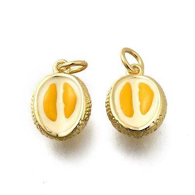 Brass Enamel Pendants
