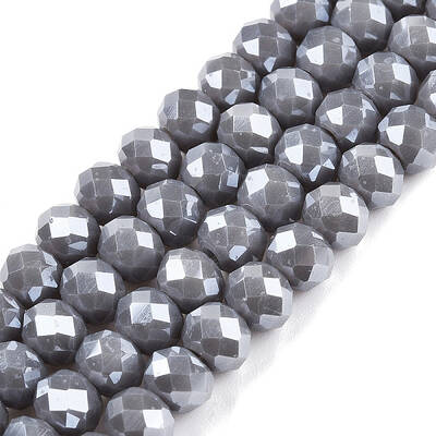 Electroplate Glass Beads Strands
